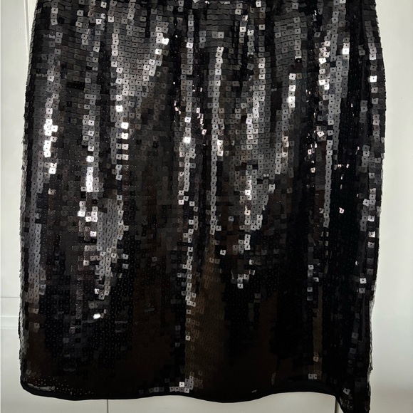 Joe Fresh Black Sequin Skirt Knee-Length Night Out - Picture 1 of 6